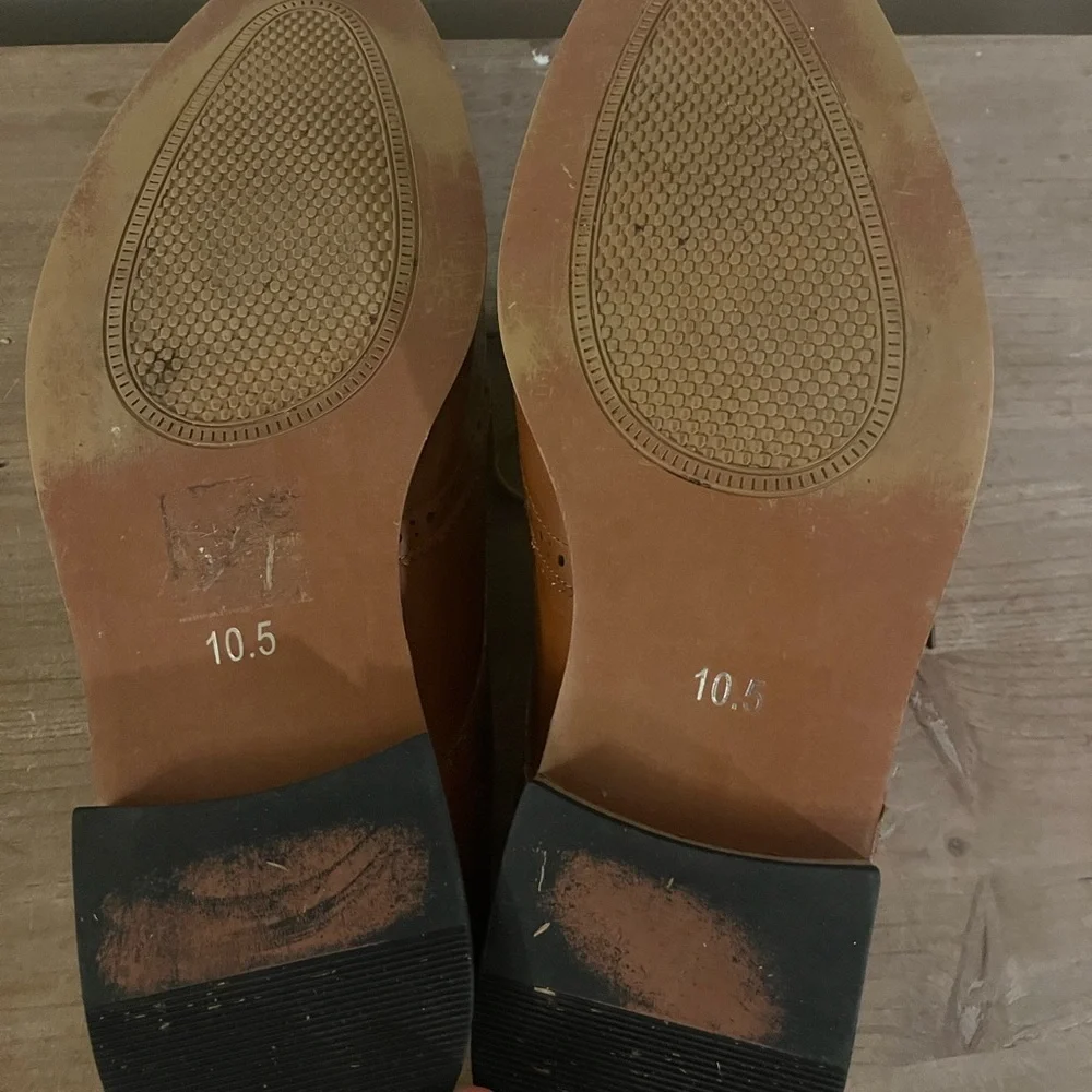 Men's Tan‎ Leather Dress Shoes